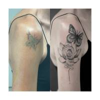 Notre zone d'activité pour ce service Tatouage abstrait géométrique à